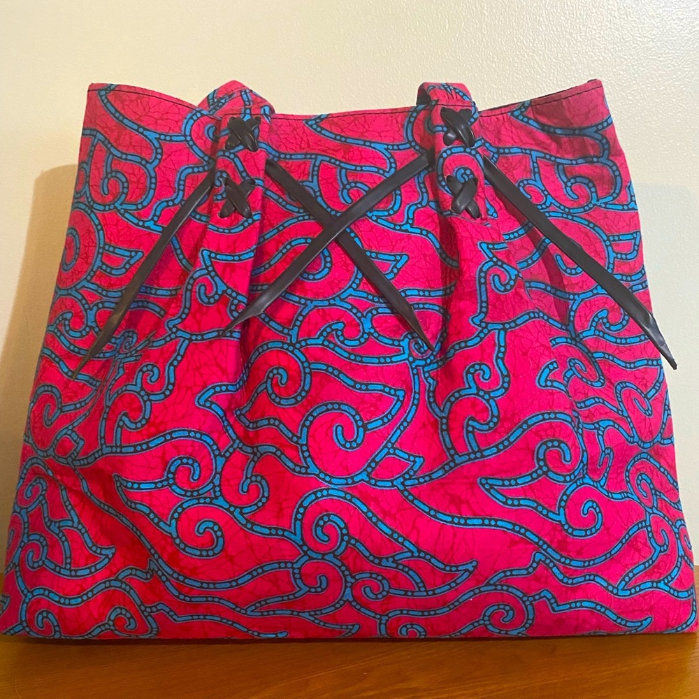 Authentic Large Ankara Tote Bag